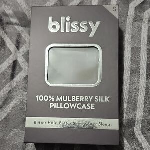 Bliss Dark Gray Standard Silk Pillowcase
